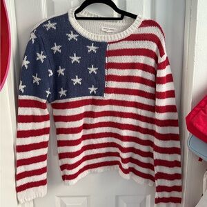 American flag sweater